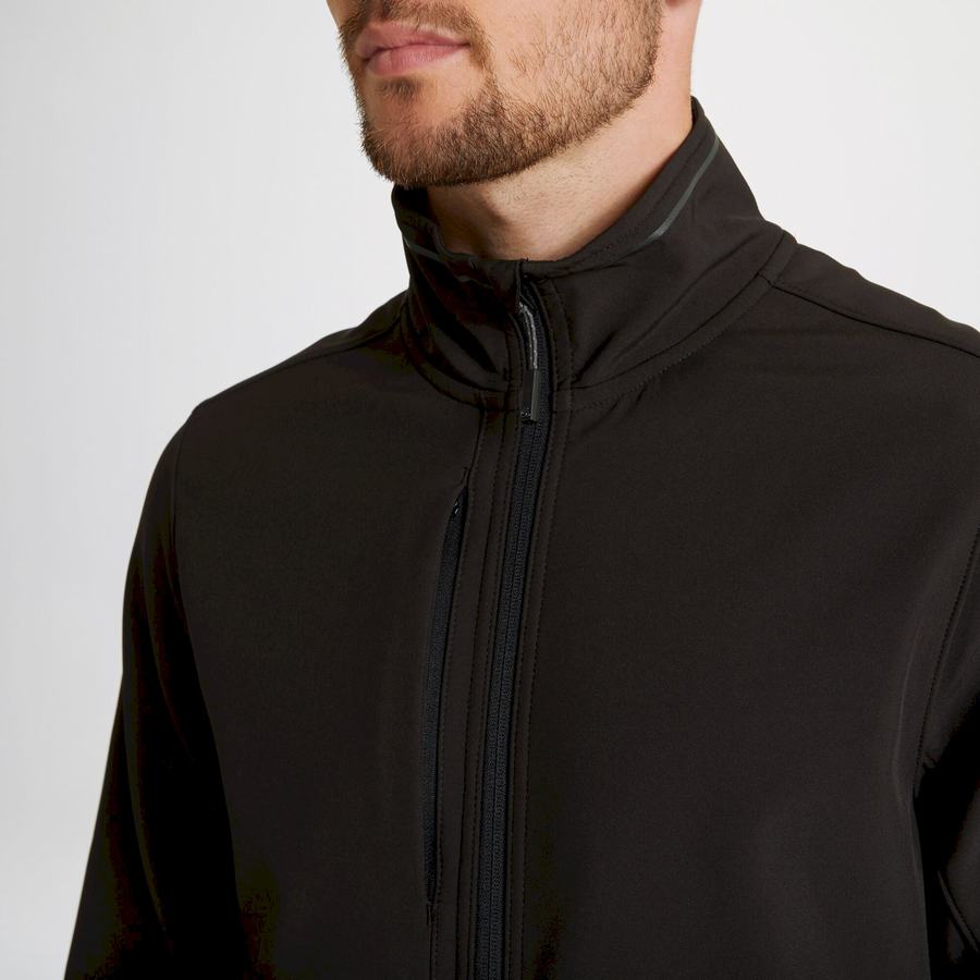 Men's Craghoppers Expert Basecamp Softshell Jackets Black | FVL2365DZ