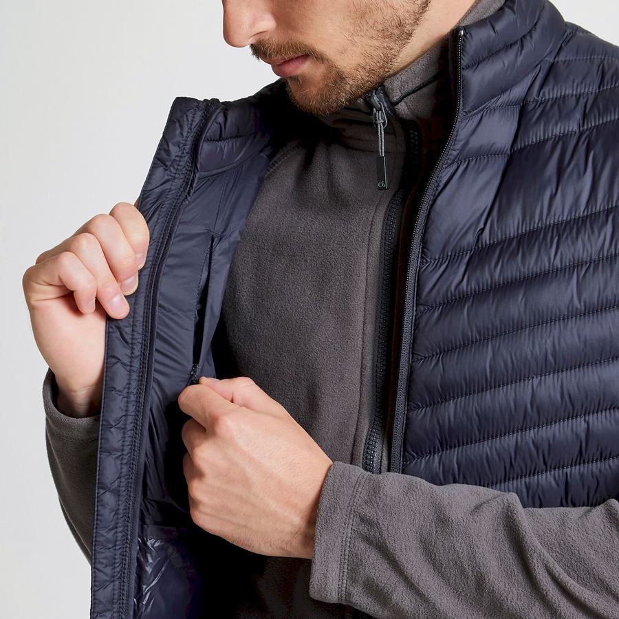 Men's Craghoppers Expert Expolite Thermal Vest Gilets Navy | BBZ5690AA