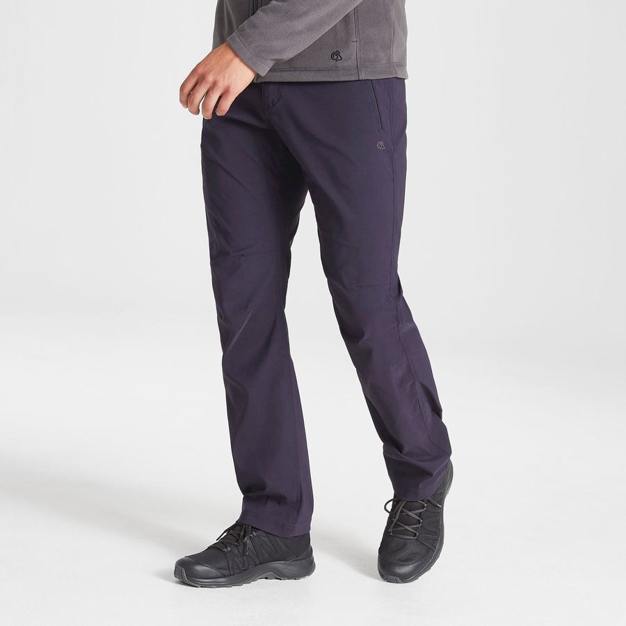 Men's Craghoppers Expert Kiwi Pro Stretch Trousers Navy | DGU1763QW