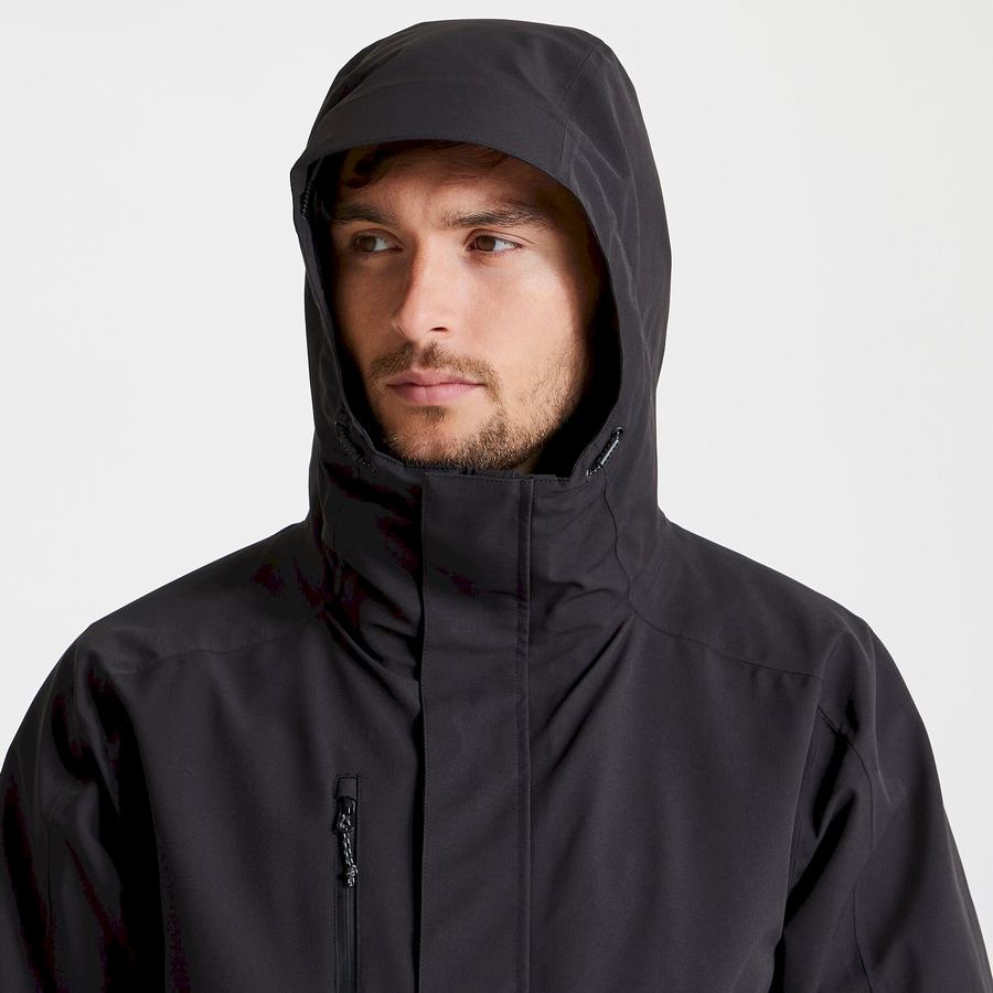 Men's Craghoppers Expert Kiwi Pro Stretch 3in1 Jackets Black | NBX3424TX