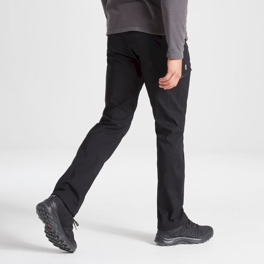 Men's Craghoppers Expert Kiwi Pro Stretch Trousers Black | UIG276UI