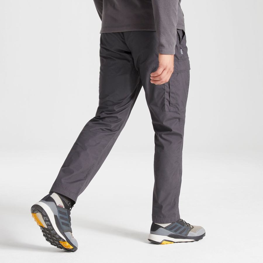 Men's Craghoppers Expert Kiwi Tailored Trousers Dark Grey | JUY7378BY