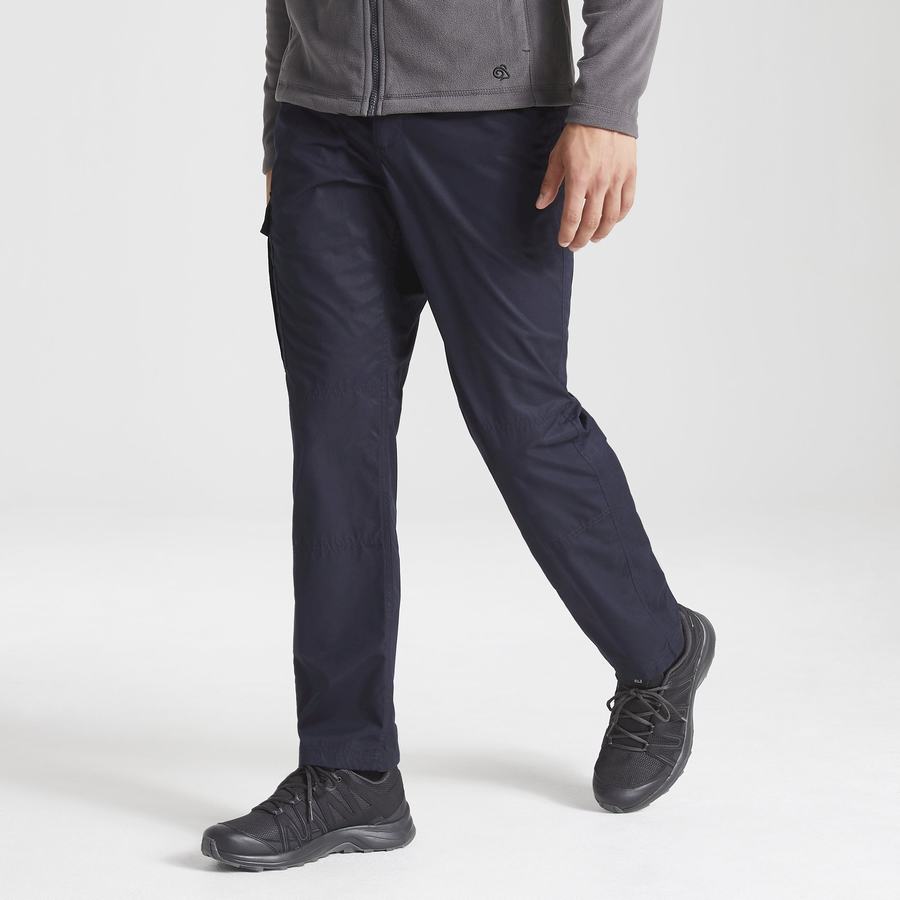 Men's Craghoppers Expert Kiwi Tailored Trousers Navy | TUR7564WB