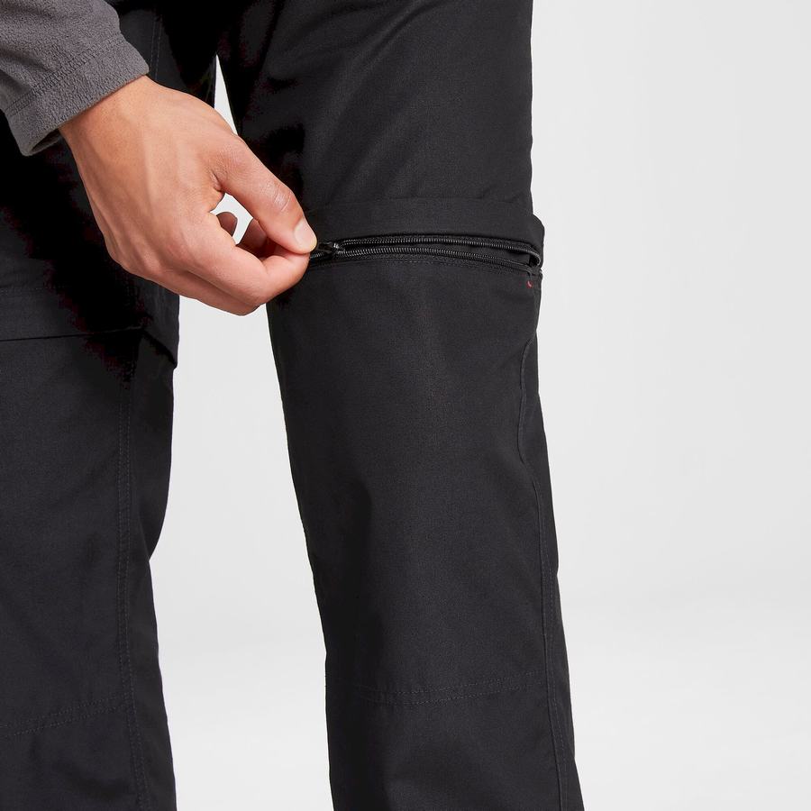 Men's Craghoppers Expert Kiwi Tailored Trousers Black | VTK84100NB