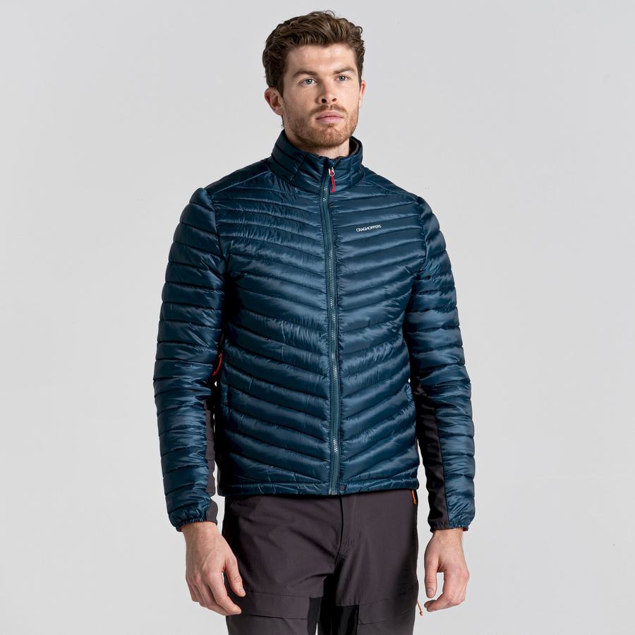 Men's Craghoppers ExpoLite Insulated Jackets Dark Blue | KIW7749VL