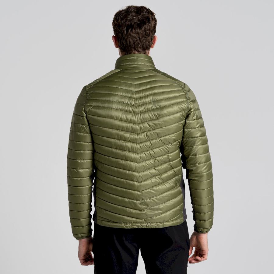 Men's Craghoppers ExpoLite Insulated Jackets Olive Green | USX6820GS