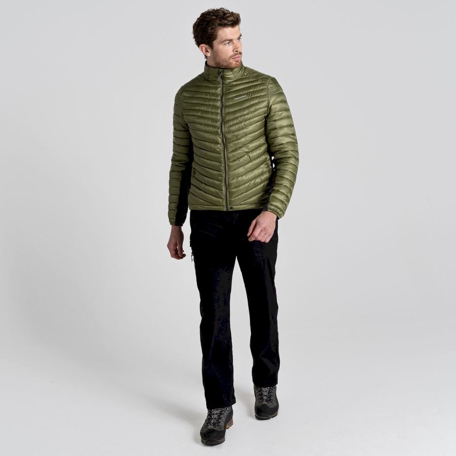 Men's Craghoppers ExpoLite Insulated Jackets Olive Green | USX6820GS