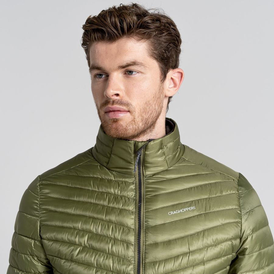 Men's Craghoppers ExpoLite Insulated Jackets Olive Green | USX6820GS