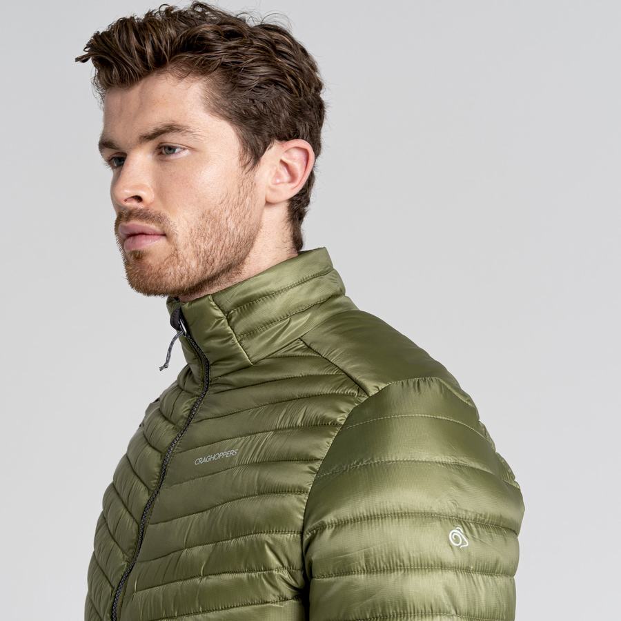 Men's Craghoppers ExpoLite Insulated Jackets Olive Green | USX6820GS