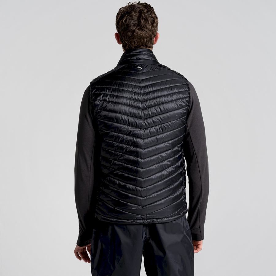 Men's Craghoppers ExpoLite Insulated Vest Gilets Black | TQN8547WP