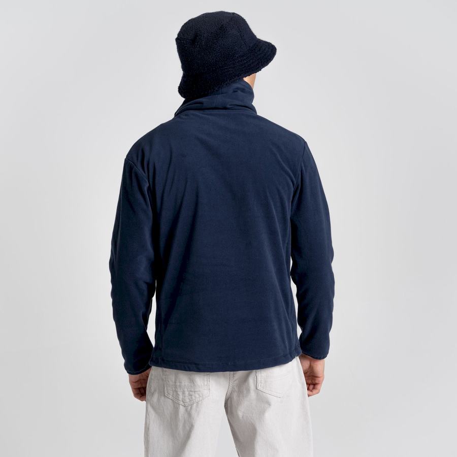 Men's Craghoppers Frey Overhead Sweatshirts Blue Navy | NZI8821FE