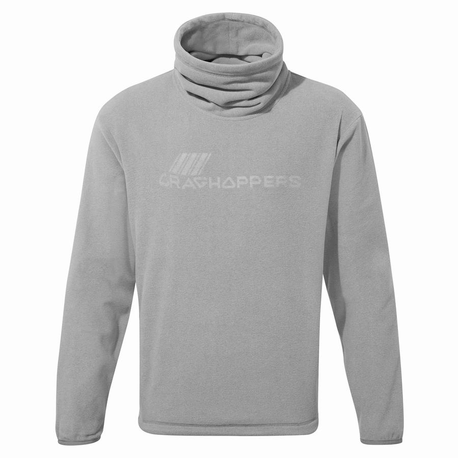 Men\'s Craghoppers Frey Overhead Sweatshirts Grey | VWW7563JE