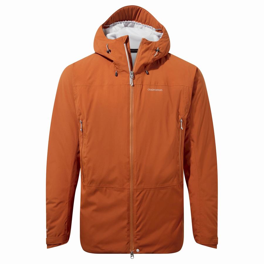 Men\'s Craghoppers Gryffin Thermic Jackets Orange | FCW171OQ