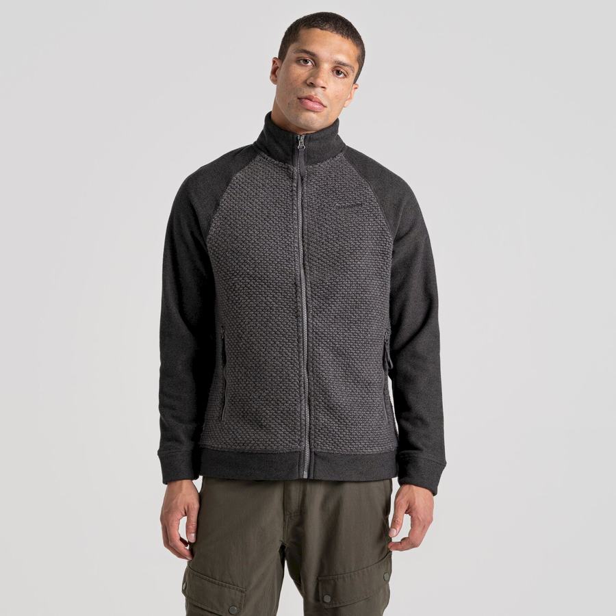 Men's Craghoppers Hector Jackets Black Grey | KAL4568NA