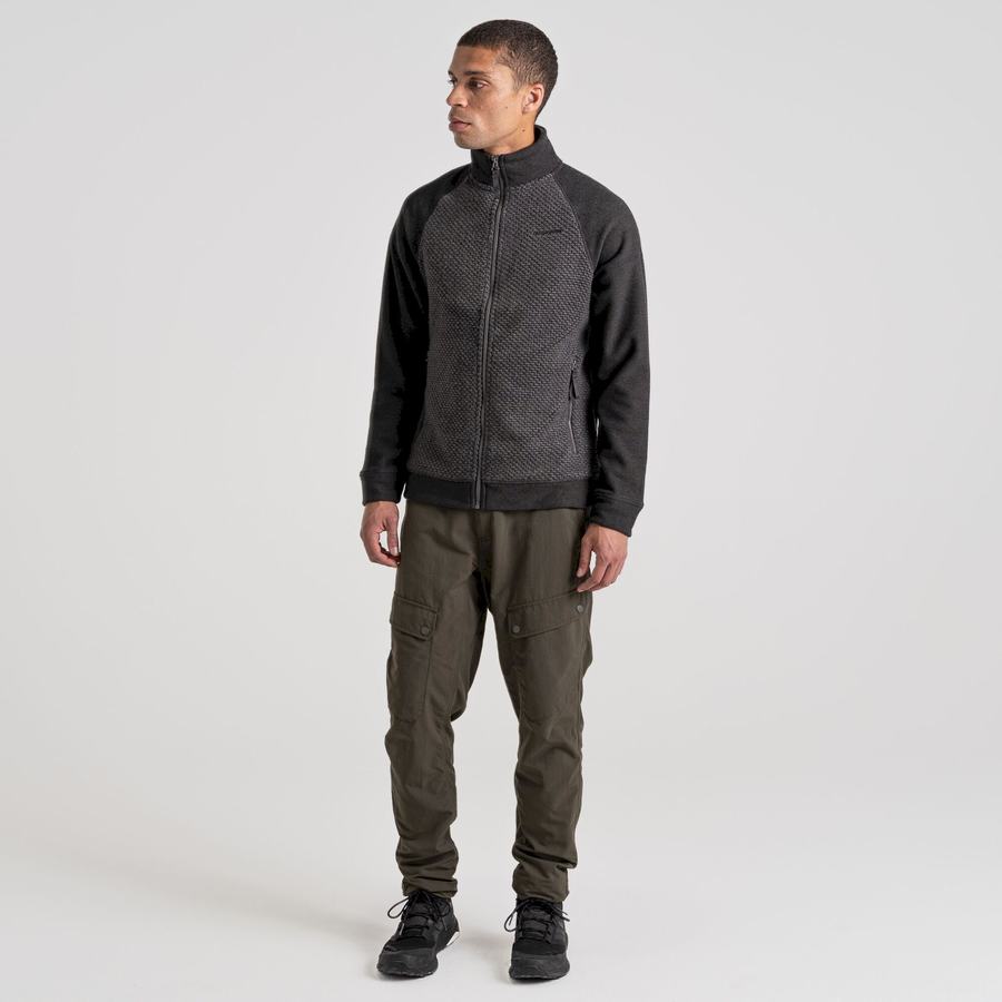 Men's Craghoppers Hector Jackets Black Grey | KAL4568NA