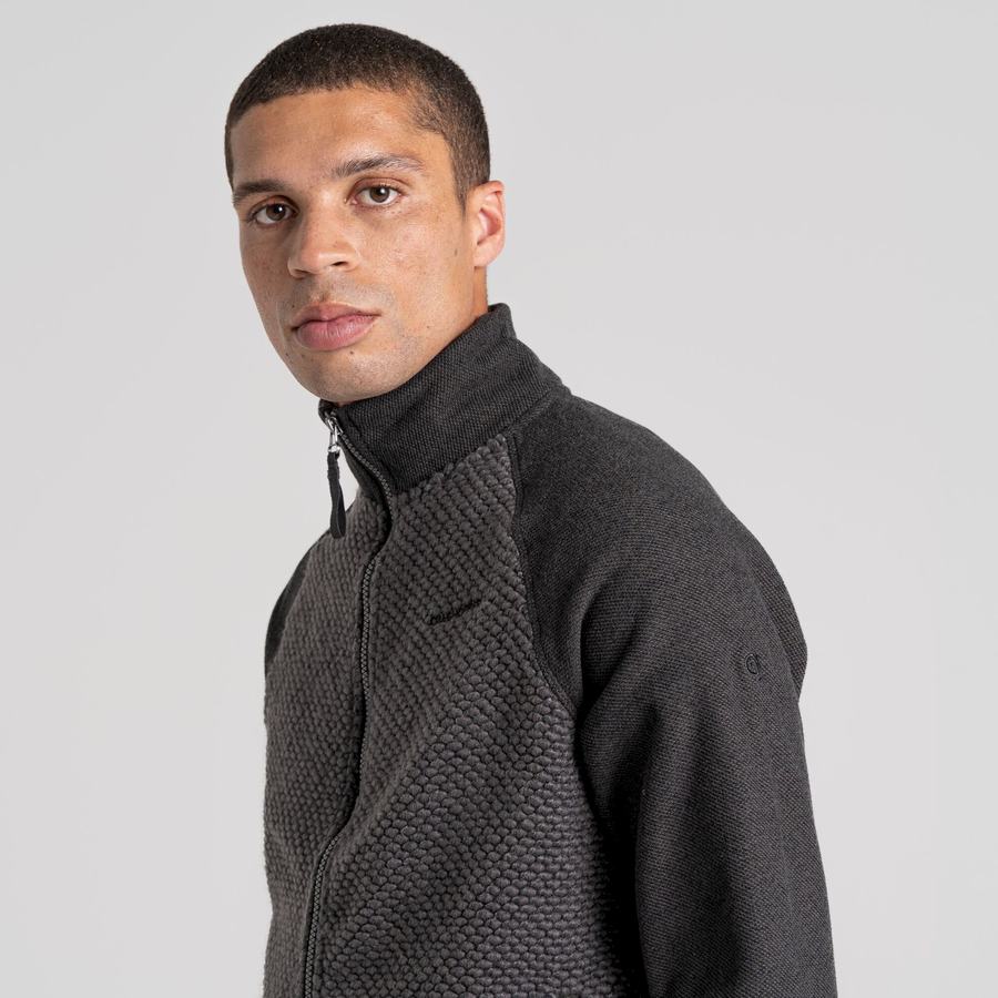 Men's Craghoppers Hector Jackets Black Grey | KAL4568NA