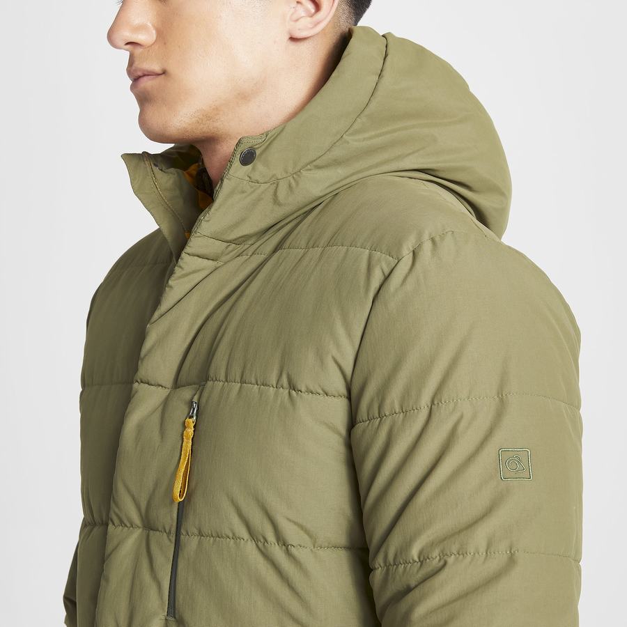 Men's Craghoppers Insulated Cromarty Jackets Green | SOF823AL