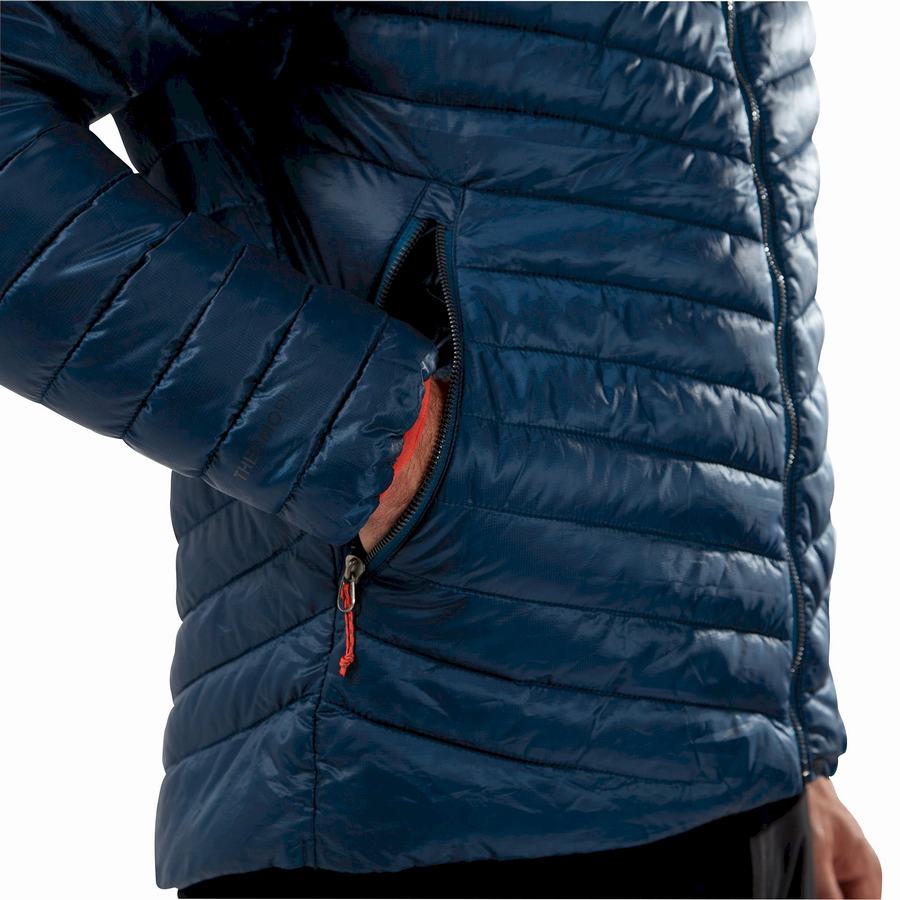 Men's Craghoppers Insulated ExpoLite Hooded Jackets Navy Blue | JOK2917FY