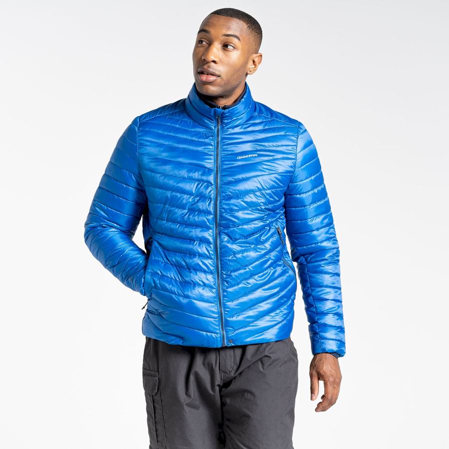 Men's Craghoppers Insulated ExpoLite Jackets Blue | MIC9647AO