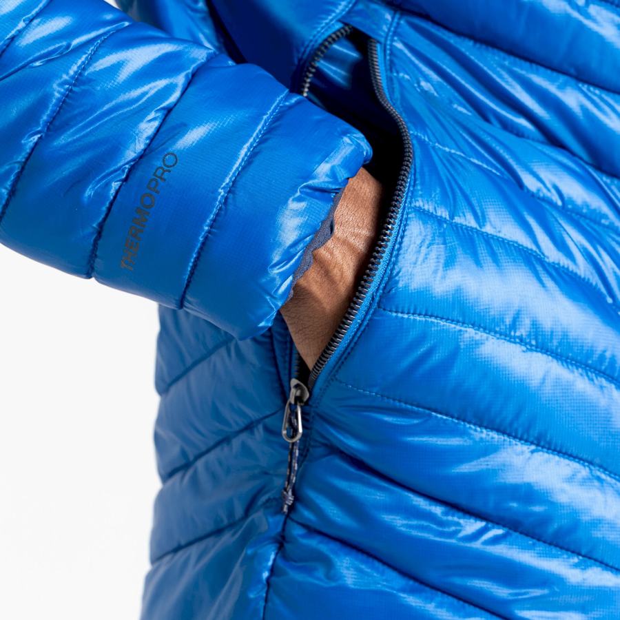 Men's Craghoppers Insulated ExpoLite Jackets Blue | MIC9647AO