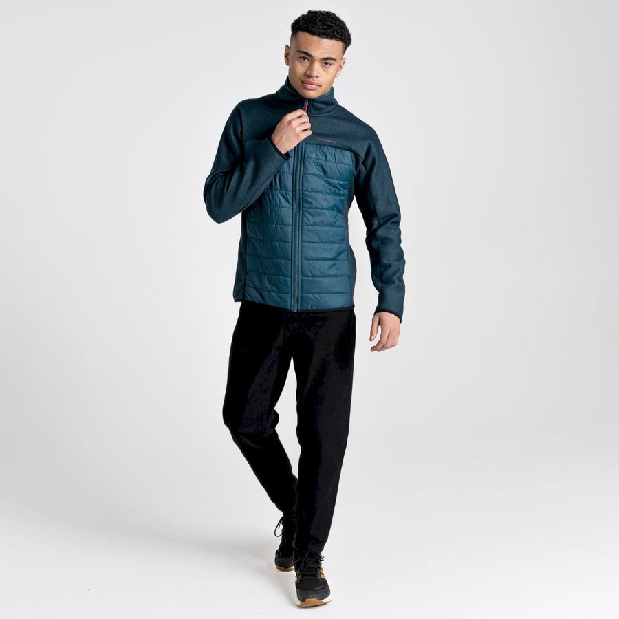 Men's Craghoppers Kennett Hybrid Jackets Dark Blue | FPH3994YQ