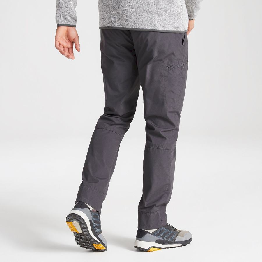 Men's Craghoppers Kiwi Boulder Slim Trousers Black | BWI5094KI