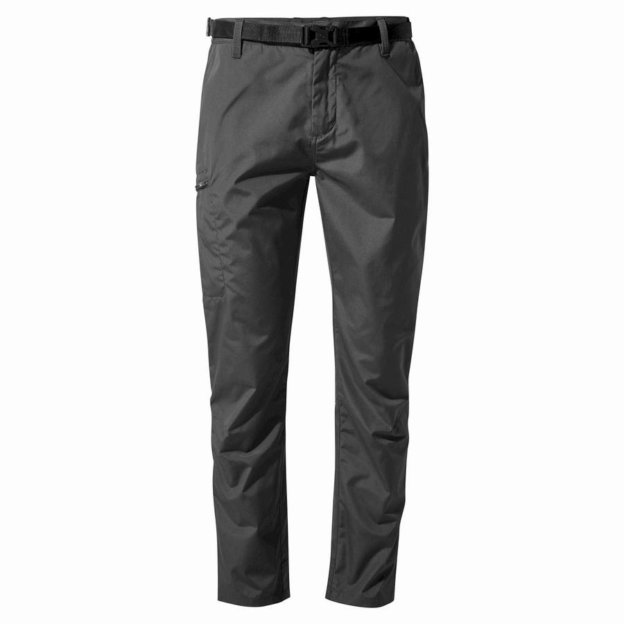 Men's Craghoppers Kiwi Boulder Slim Trousers Black | BWI5094KI