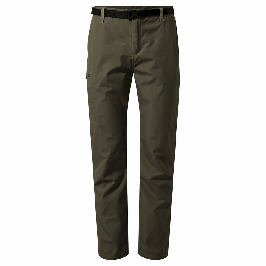 Men's Craghoppers Kiwi Boulder Slim Trousers Grey | CFW5496IT