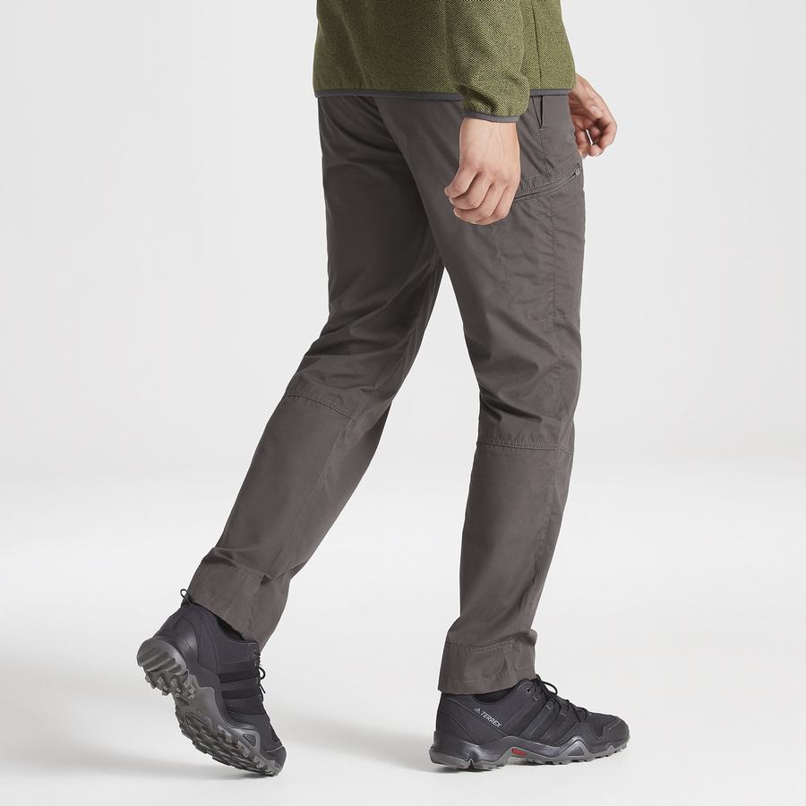 Men's Craghoppers Kiwi Boulder Slim Trousers Grey | CFW5496IT