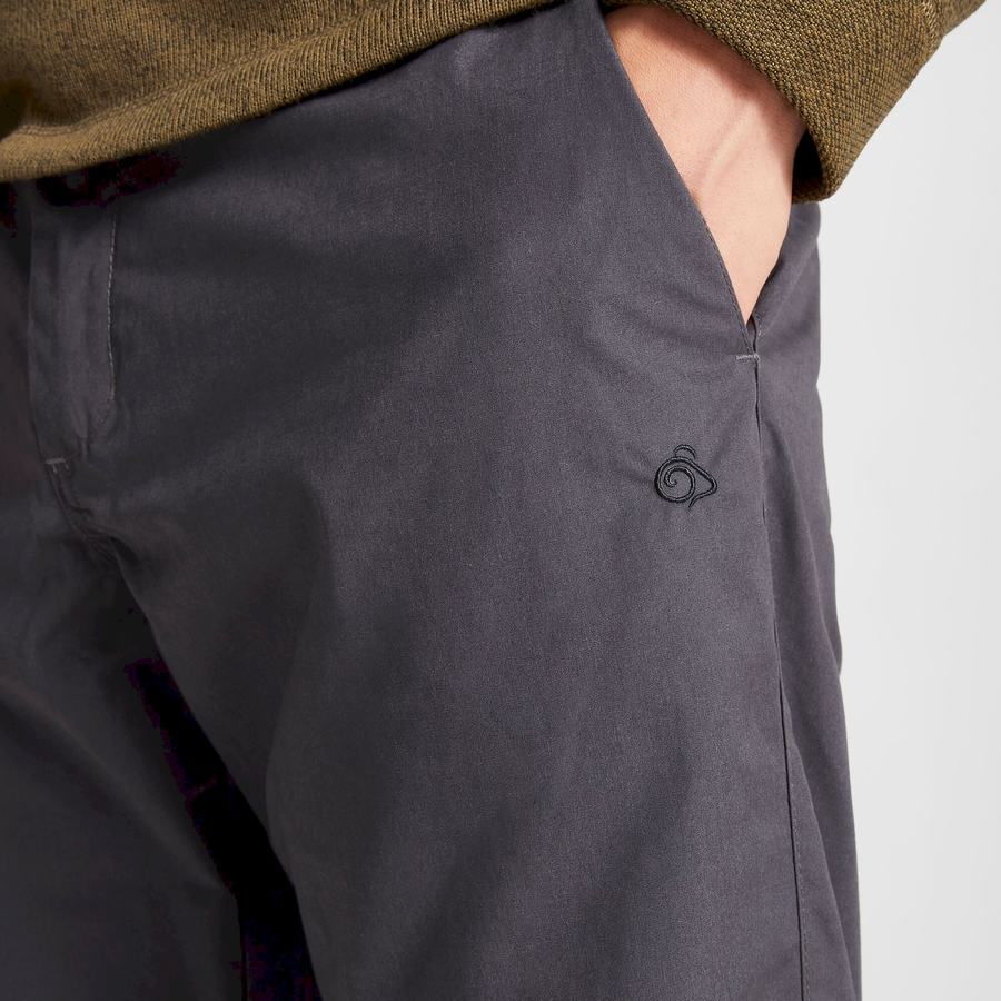 Men's Craghoppers Kiwi Boulder Trousers Black | AKS3737FQ