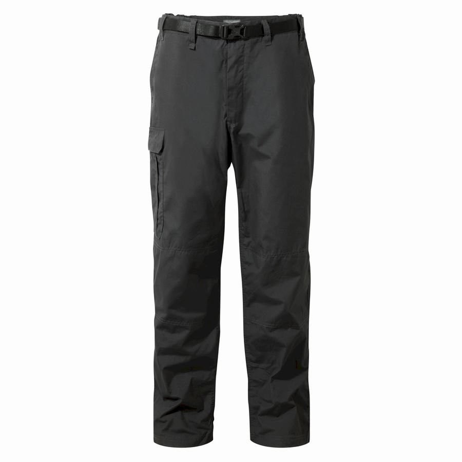 Men's Craghoppers Kiwi Classic Trousers Black | DDH9537VM