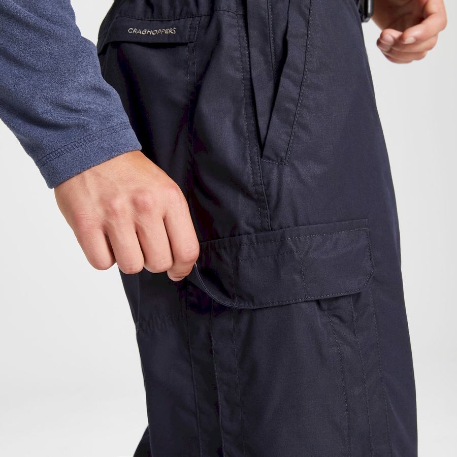 Men's Craghoppers Kiwi Classic Trousers Navy | SYV3225PB