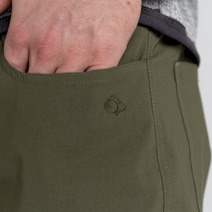 Men's Craghoppers Kiwi Pro 5 Pocket Trousers Green | FXH2293WT