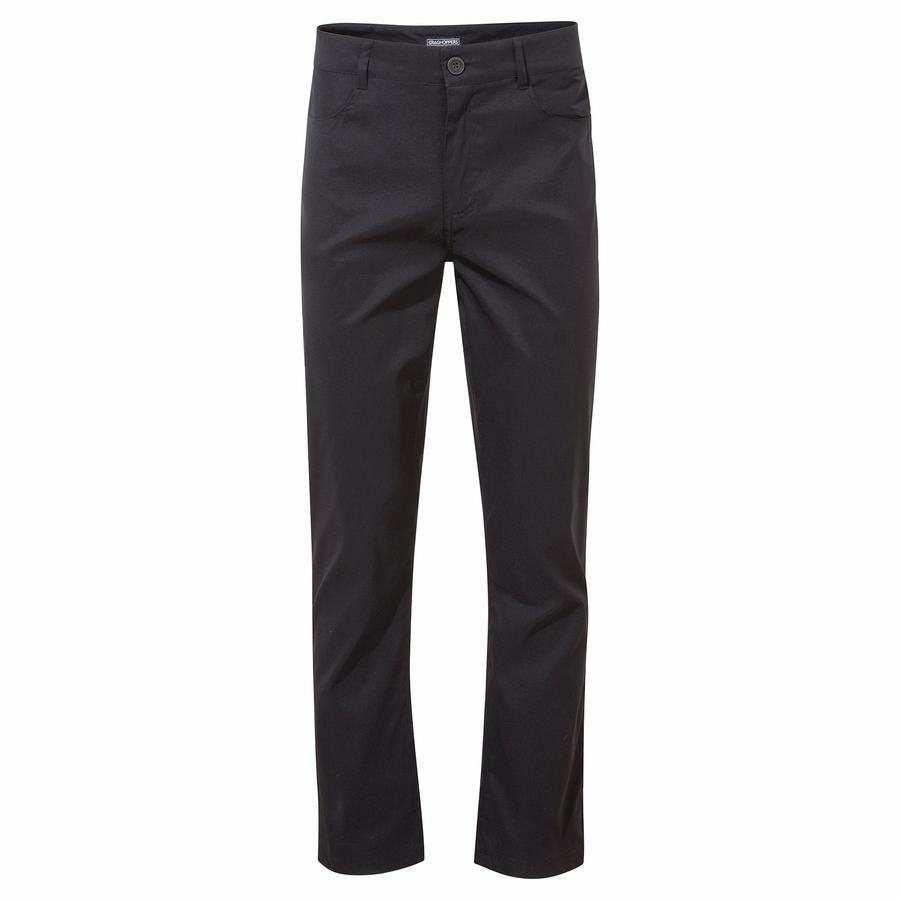 Men's Craghoppers Kiwi Pro 5 Pocket Trousers Black | TAF337LN