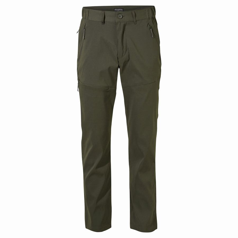 Men's Craghoppers Kiwi Pro II Trousers Dark Khaki | IOK3522XB