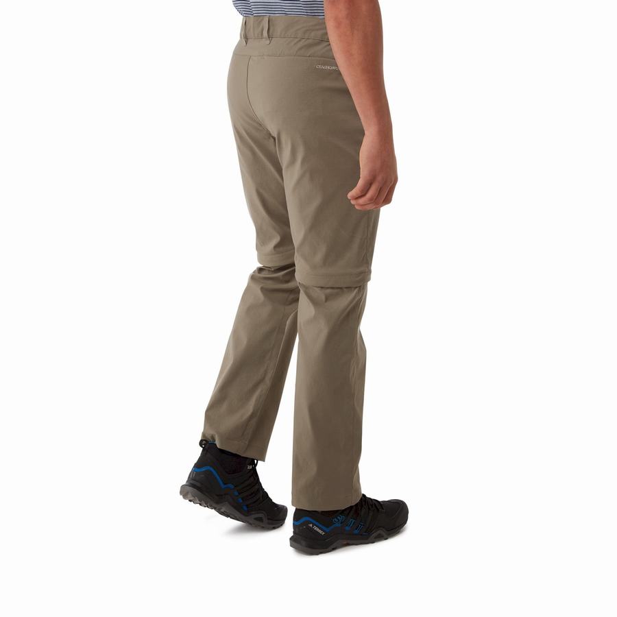 Men's Craghoppers Kiwi Pro II Trousers Khaki | NAE3083QV