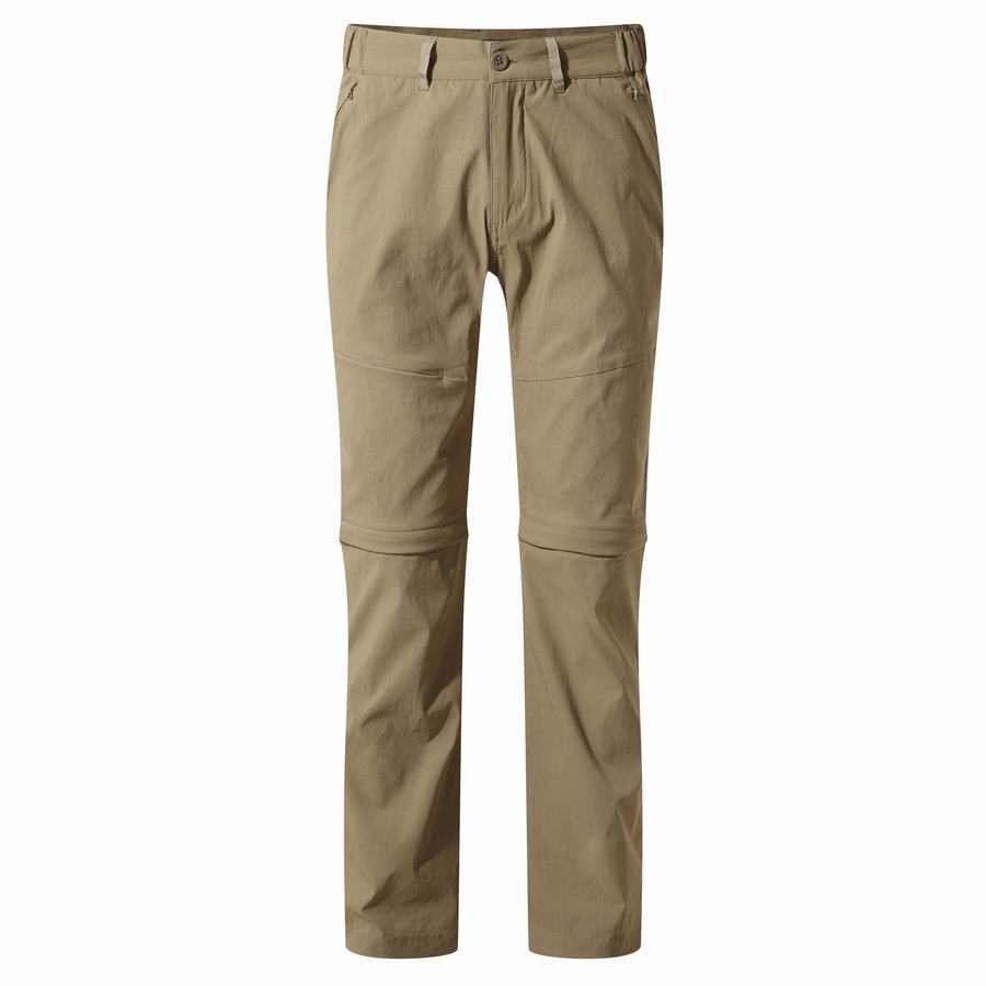 Men's Craghoppers Kiwi Pro II Trousers Khaki | NAE3083QV