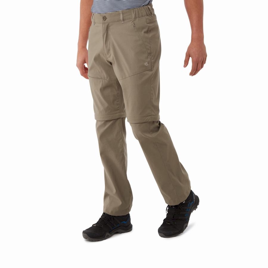 Men's Craghoppers Kiwi Pro II Trousers Khaki | NAE3083QV