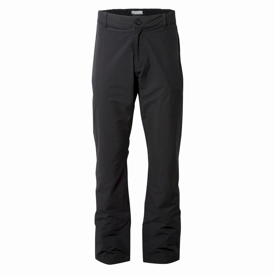 Men's Craghoppers Kiwi Pro II Waterproof Trousers Black | NVO751ZX