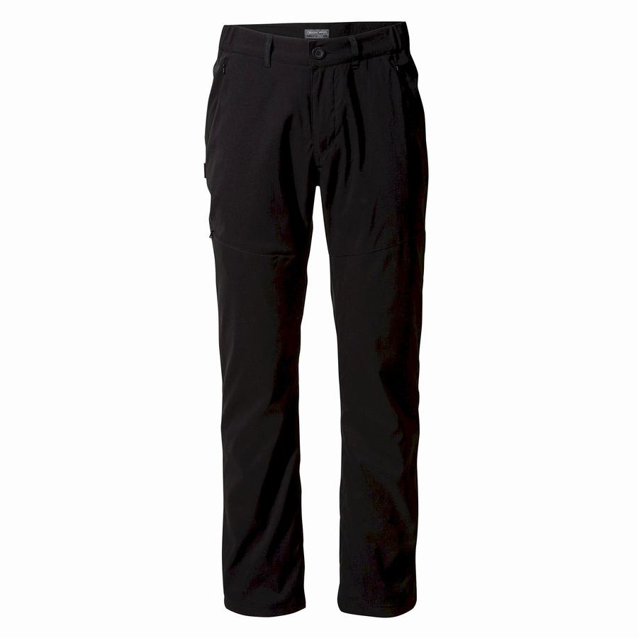 Men's Craghoppers Kiwi Pro II Winter Lined Trousers Black | FKH8756LJ