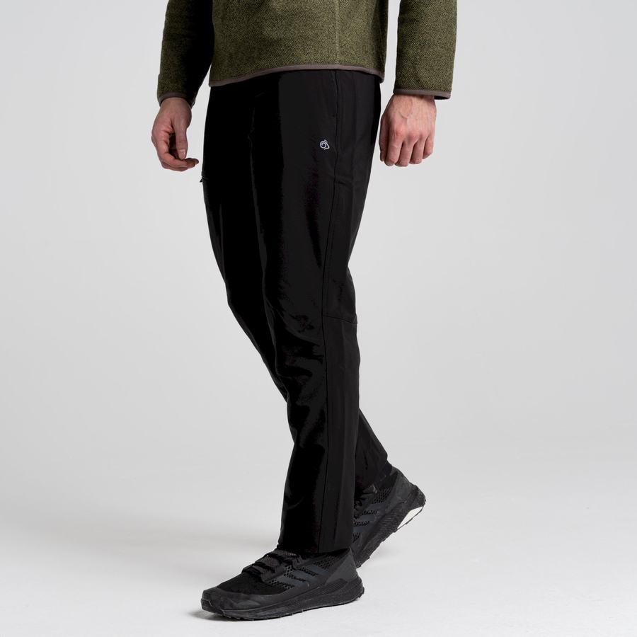 Men's Craghoppers Kiwi Pro Softshell Trousers Black | ZZL3350RA