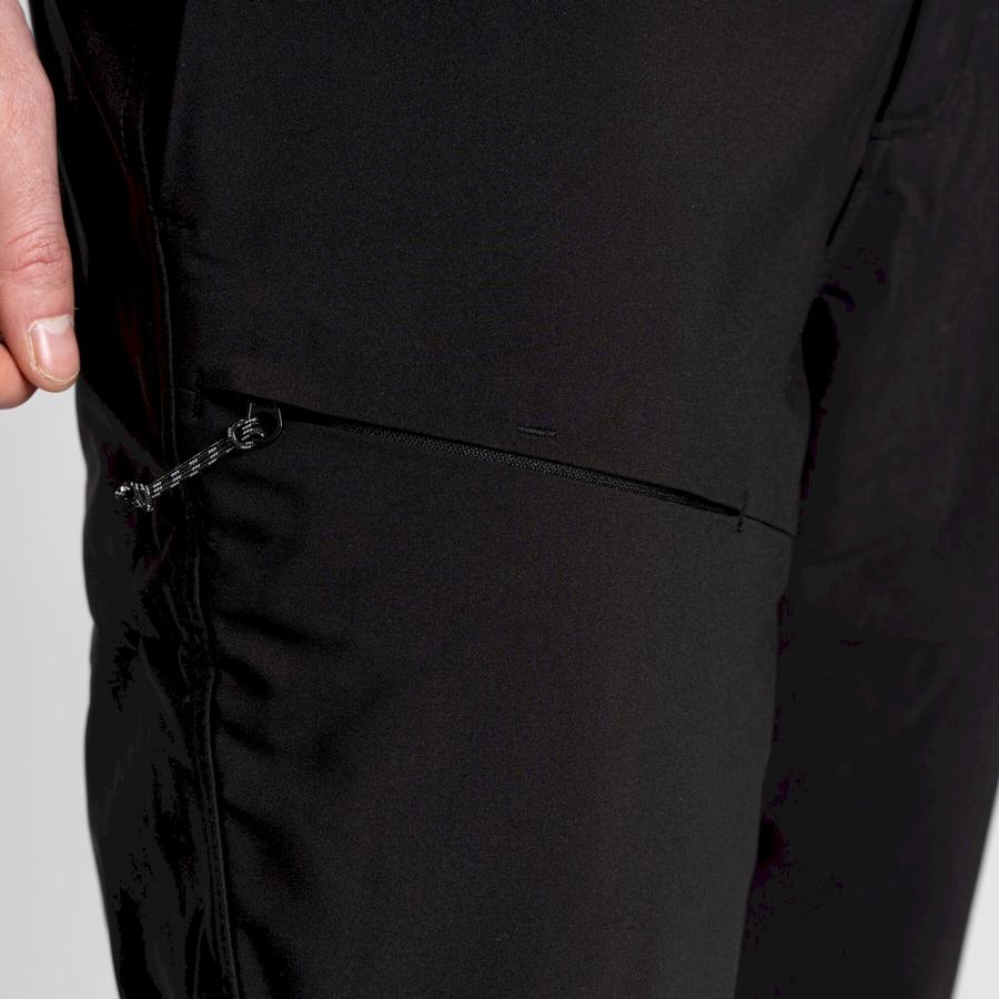 Men's Craghoppers Kiwi Pro Softshell Trousers Black | ZZL3350RA