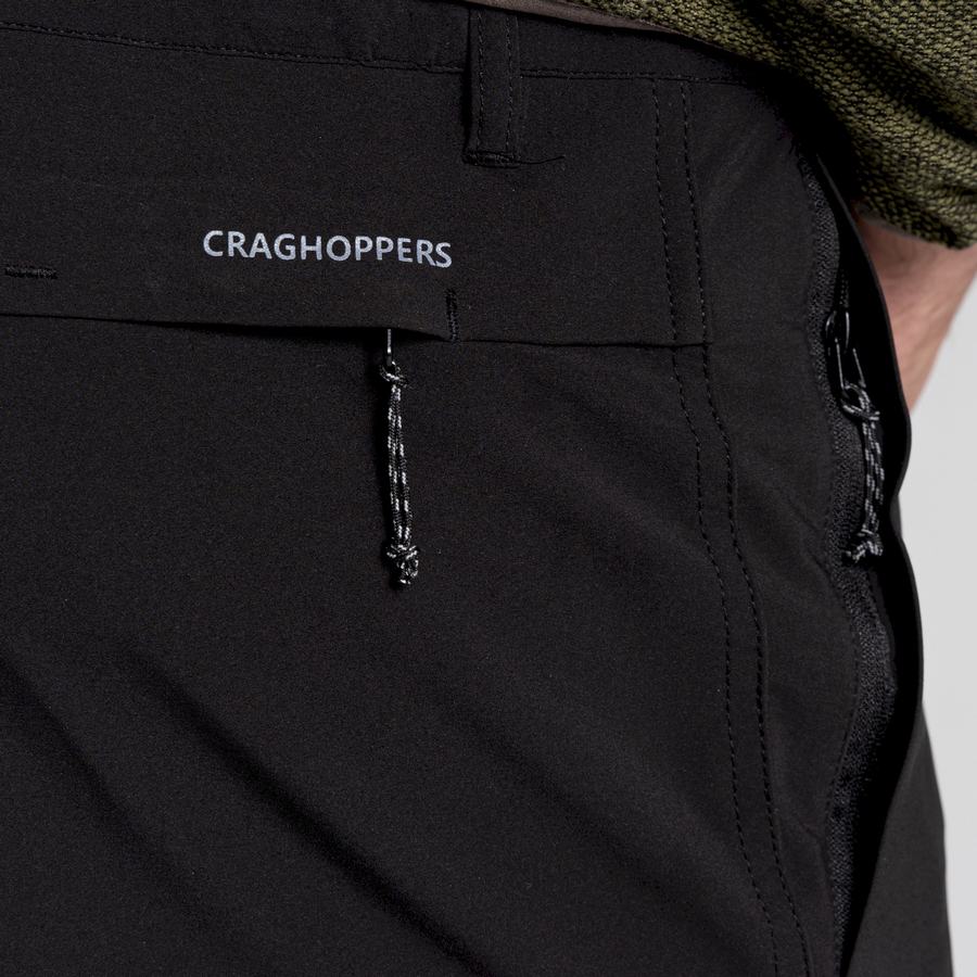 Men's Craghoppers Kiwi Pro Softshell Trousers Black | ZZL3350RA