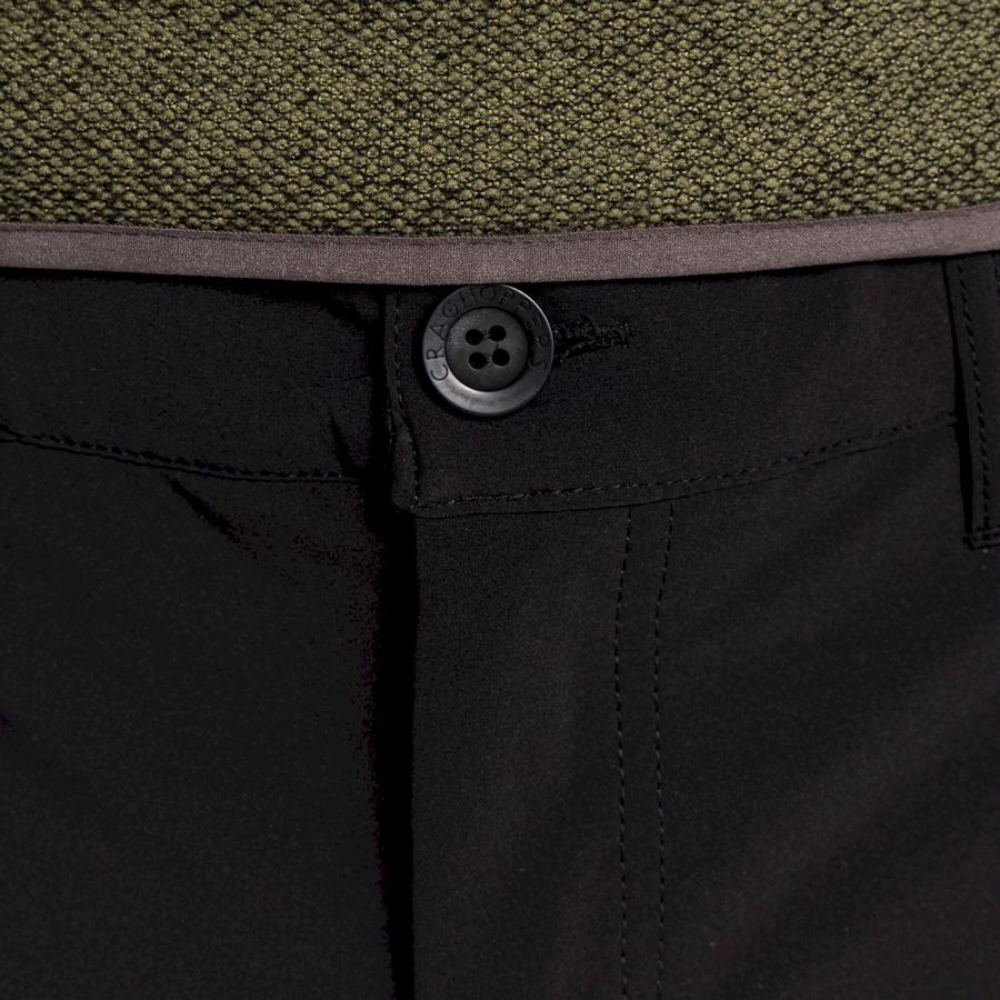 Men's Craghoppers Kiwi Pro Softshell Trousers Black | ZZL3350RA