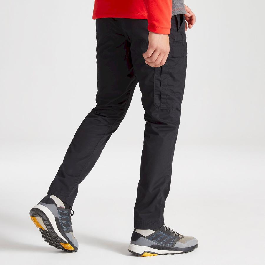 Men's Craghoppers Kiwi Slim Trousers Black | FDT9180NV