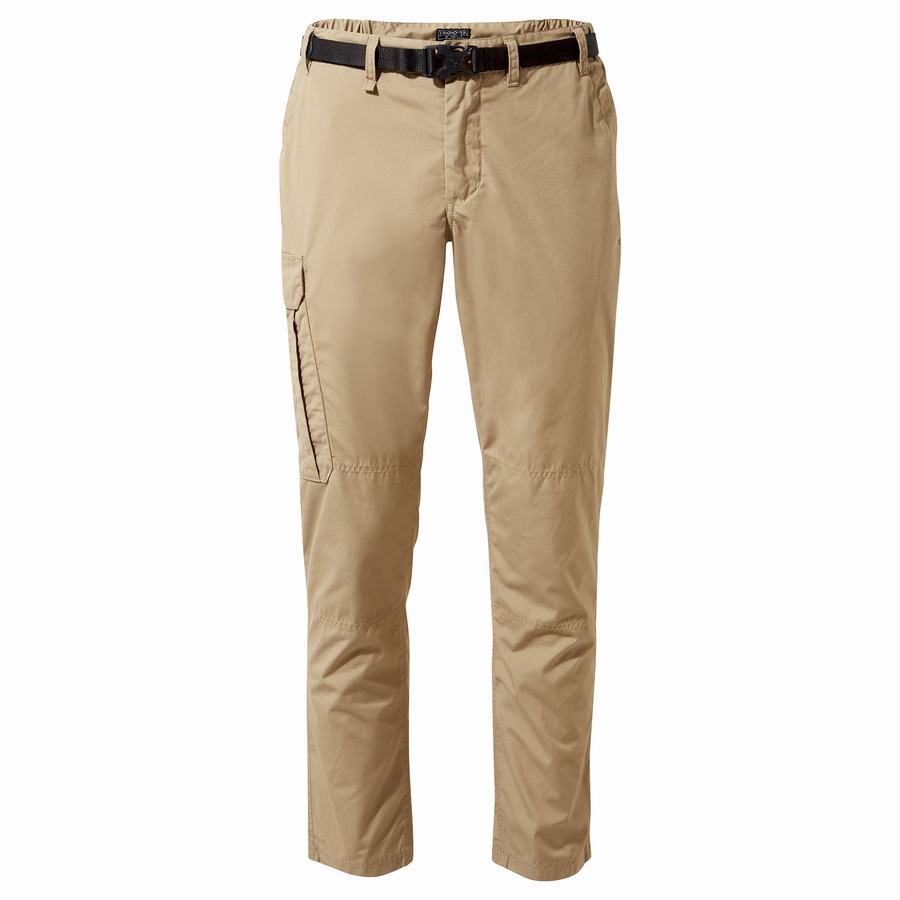 Men's Craghoppers Kiwi Slim Trousers Khaki | PVI1399PU