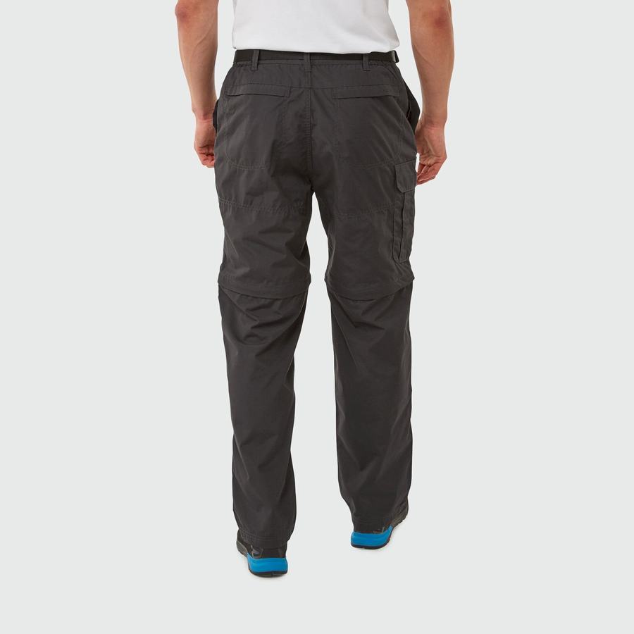 Men's Craghoppers Kiwi Trousers Black | DUY5247WP