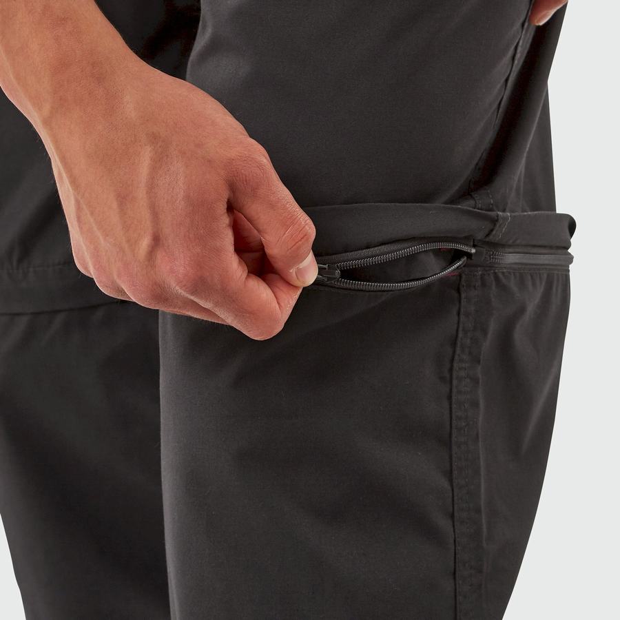 Men's Craghoppers Kiwi Trousers Black | DUY5247WP