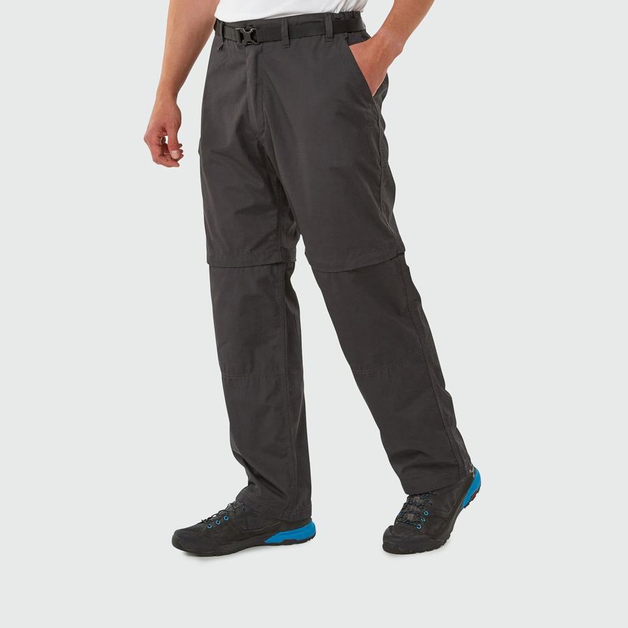 Men's Craghoppers Kiwi Trousers Black | DUY5247WP