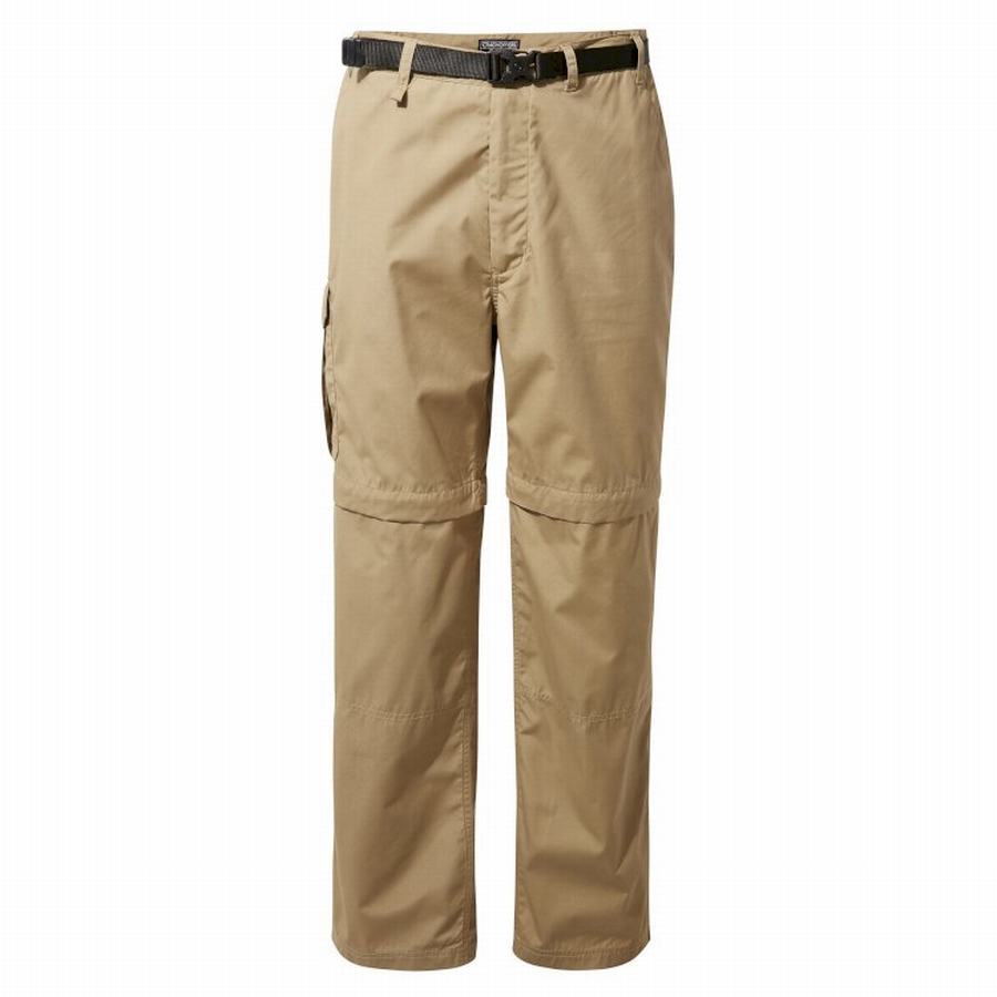 Men's Craghoppers Kiwi Trousers Khaki | RHZ4390VX